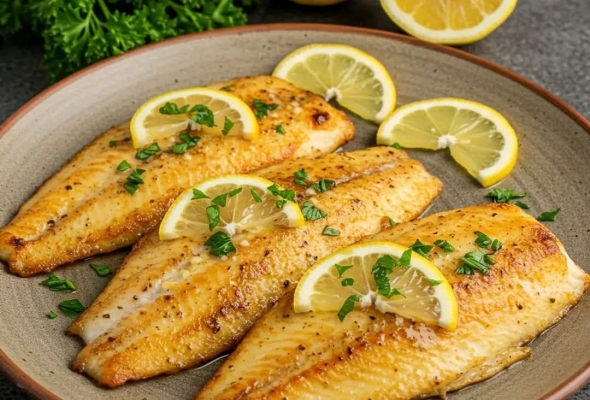 Filete de Pescado Blanco al Limón y Perejil